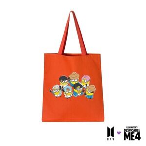 NEW BTS X Despicable Me 4 Canvas Tote Bag